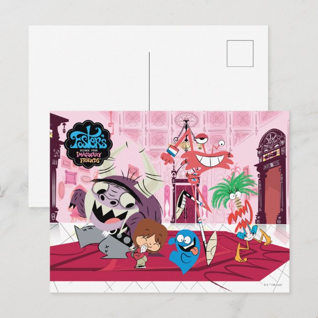 Postal Hogar Foster para amigos imaginarios | Baile (Anverso / Reverso)