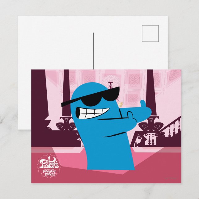 Postal Hogar Foster para amigos imaginarios | Guay Bloo (Anverso / Reverso)