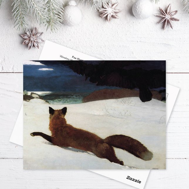 Postal Hogar invierno de Fox Hunt (Subido por el creador)