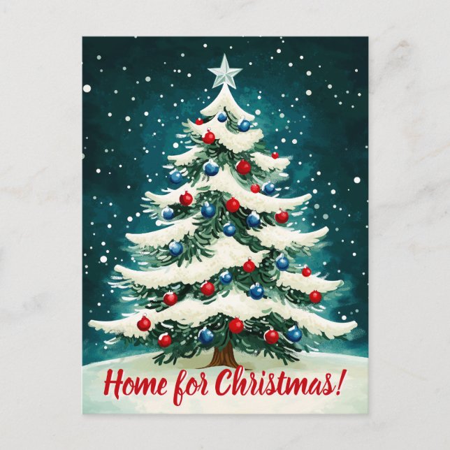 Postal Hogar para Navidades (Anverso)