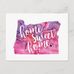 Postal Hogar Sweet Home Oregon
