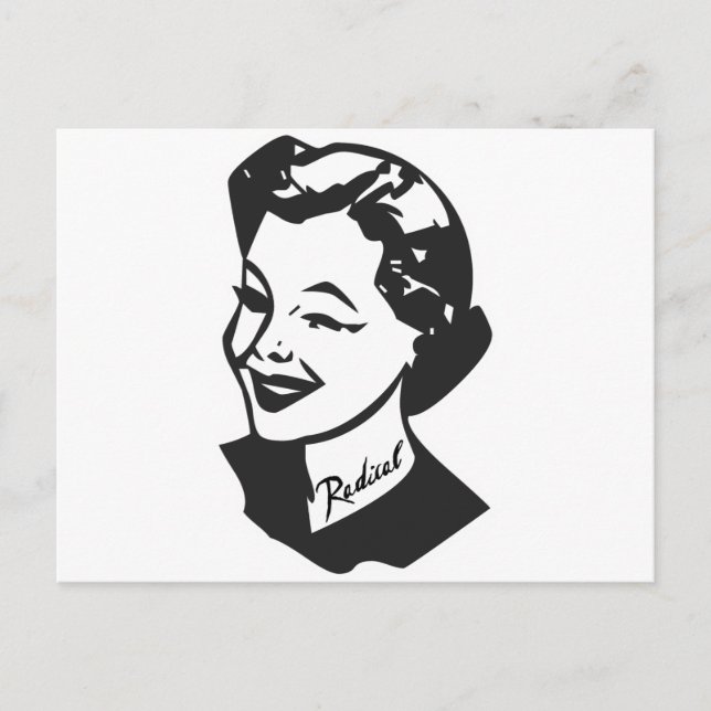 Postal Hogar tatuado - Radical (Anverso)