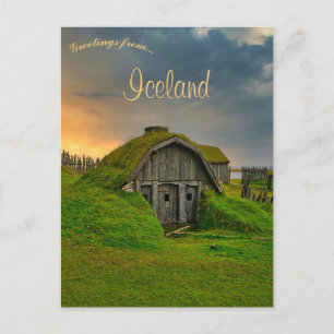 Postal Hogar Vikingo en Vestrahorn Islandia