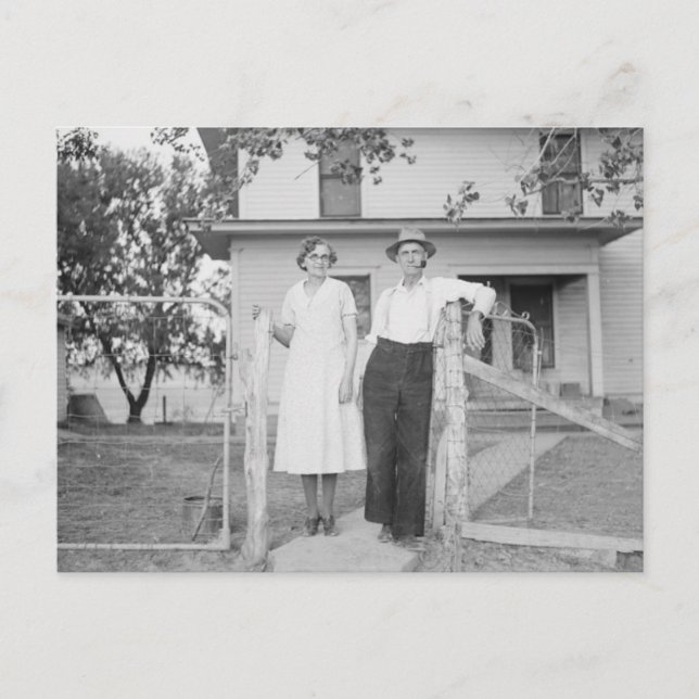 Postal Hogar y familia del viejo país (Anverso)