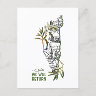 Postal Hogares dentro del mapa, aceptados por las ramas d