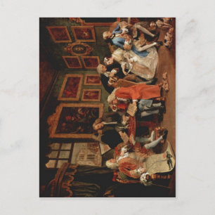 Postal Hogarth, William Marriage?-la-mode: El matrimonio