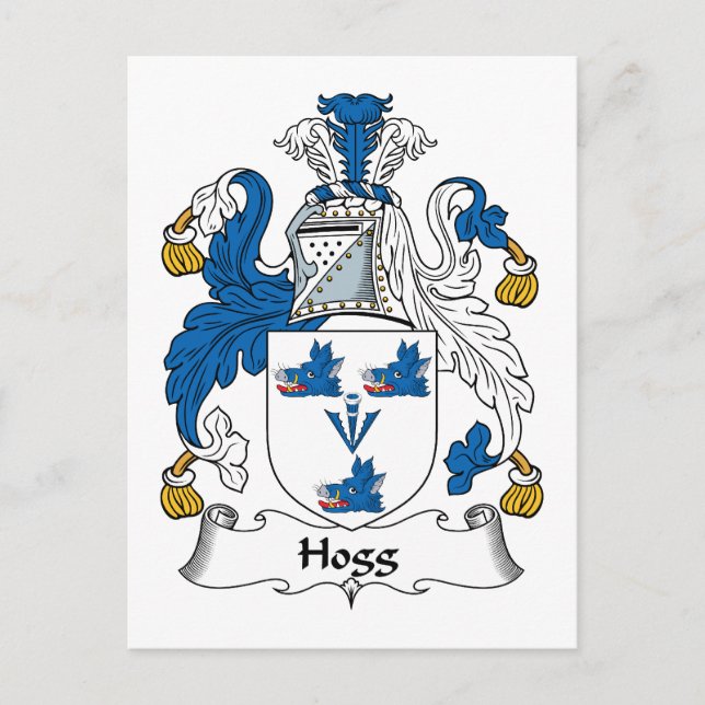 Postal Hogg Family Crest (Anverso)