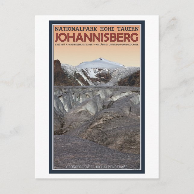 Postal Hohe Tauern - Johannisberg (Anverso)