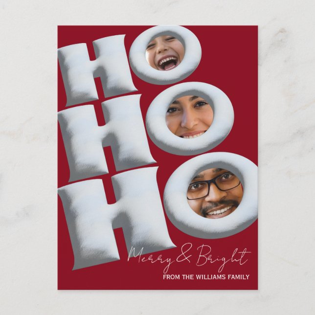 Postal HOHOHO! Create your own holiday card! (Anverso)