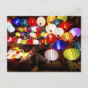 Postal Hoi An Lantern Lady