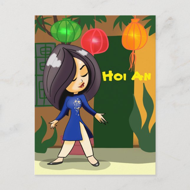 Postal Hoi An, Vietnam (Anverso)