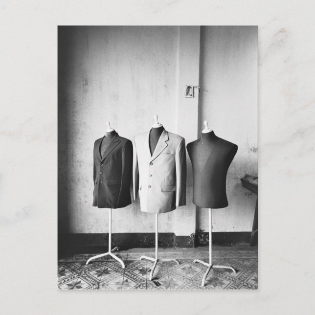 Postal Hoi An Vietnam, ¡las chaquetas de suit hechas a la (Anverso)