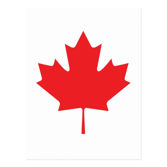 POSTAL HOJA CANADIENSE