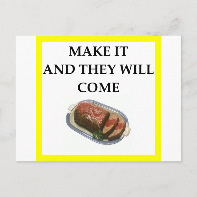 Postal hoja de carne (Anverso)