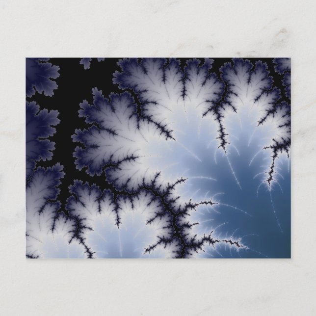 Postal Hoja de invierno (Anverso)