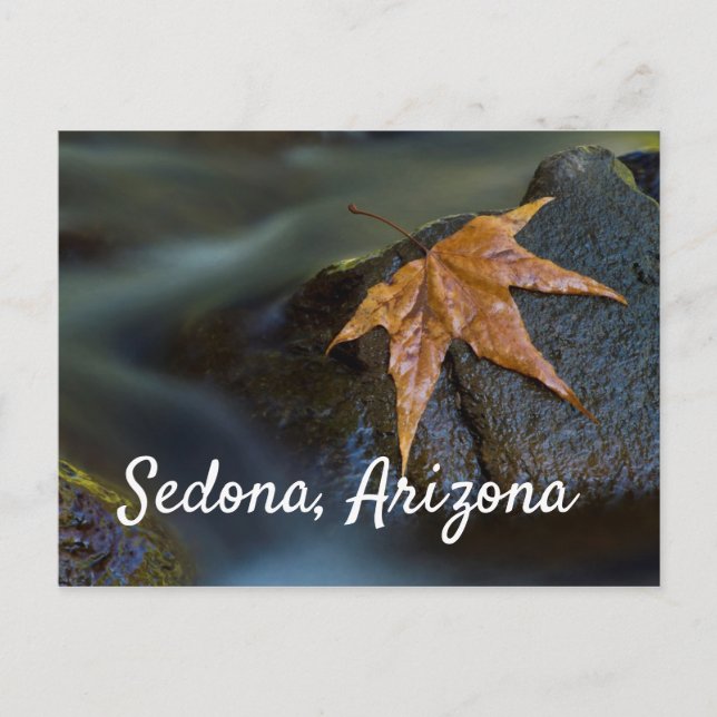 Postal Hoja de oro en Sedona, Arizona (Anverso)