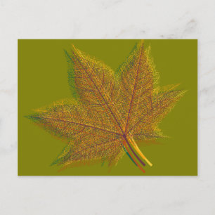 Postal Hoja de otoño #2
