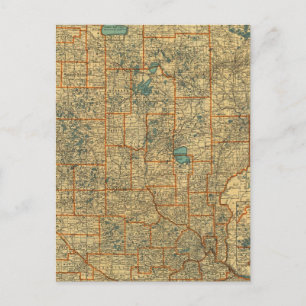Postal Hoja de ruta de Minnesota