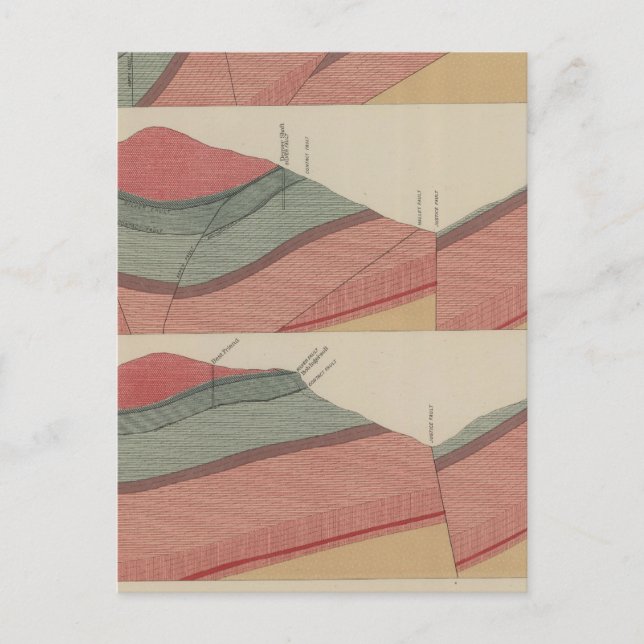 Postal Hoja del Distrito Minero del Parque Tourtelotte (Anverso)