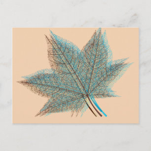 Postal Hoja Otoño de Otoño #5