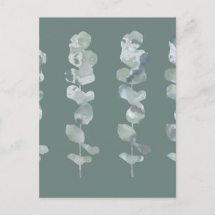 Postal Hojas de Eucalyptus