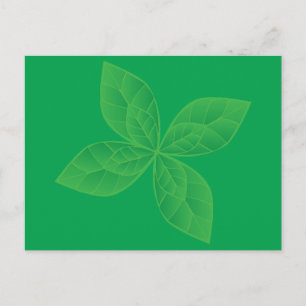 Postal Hojas de Menta
