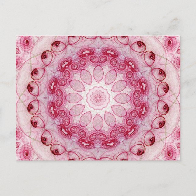 Postal Hojas de Rosa (Anverso)