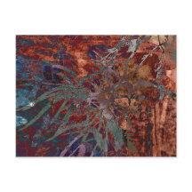 HOJAS SOBRE CAPARAZÓN DE TORTUGA