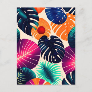 Postal Hojas tropicales