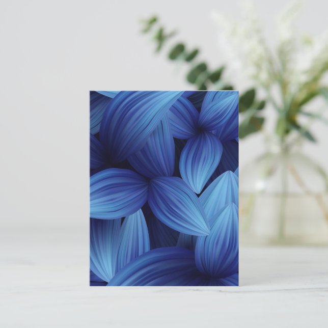 Postal Hojas tropicales 12 (Anverso de pie)