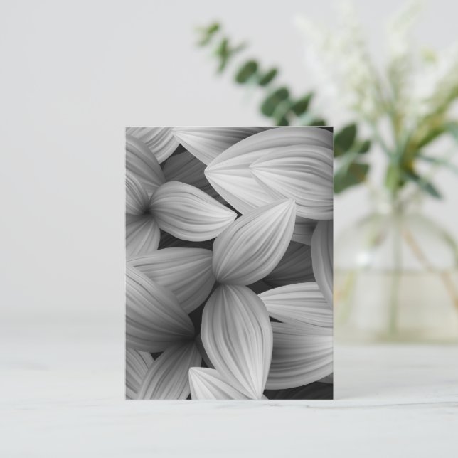 Postal Hojas tropicales 13 (Anverso de pie)