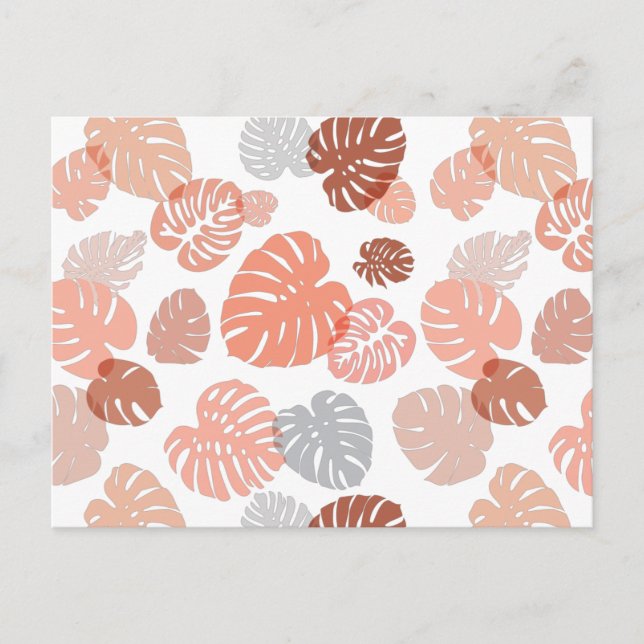 Postal Hojas Tropicales Multicolor 9 (Anverso)
