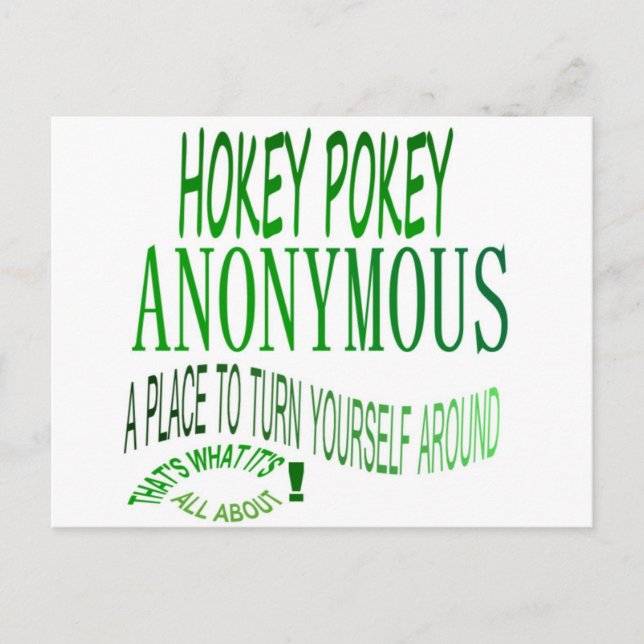 Postal Hokey Pokey Anonymous (Anverso)
