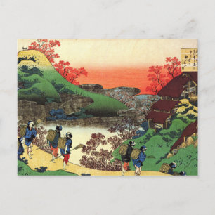 Postal Hokusai - Arte Japonés - Vista panorámica de Guay