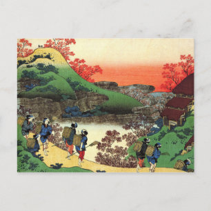 Postal Hokusai - Arte Japonés - Vista panorámica de Guay