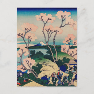 Postal Hokusai - Colina Goten-Yama