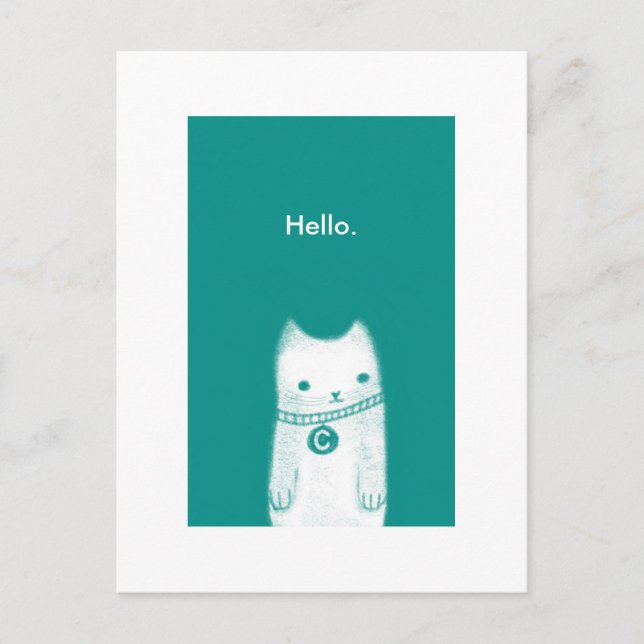 Postal ¡Hola. (Anverso)