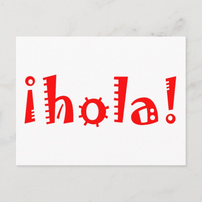 Postal Hola (Anverso)