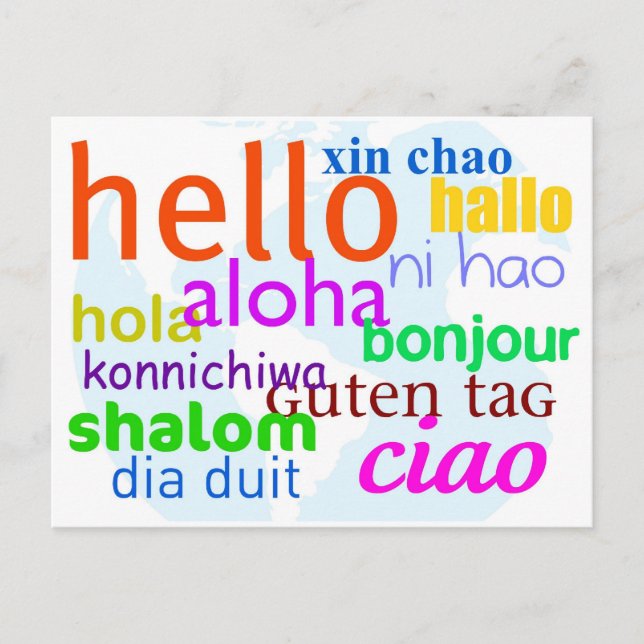 Postal Hola (Anverso)