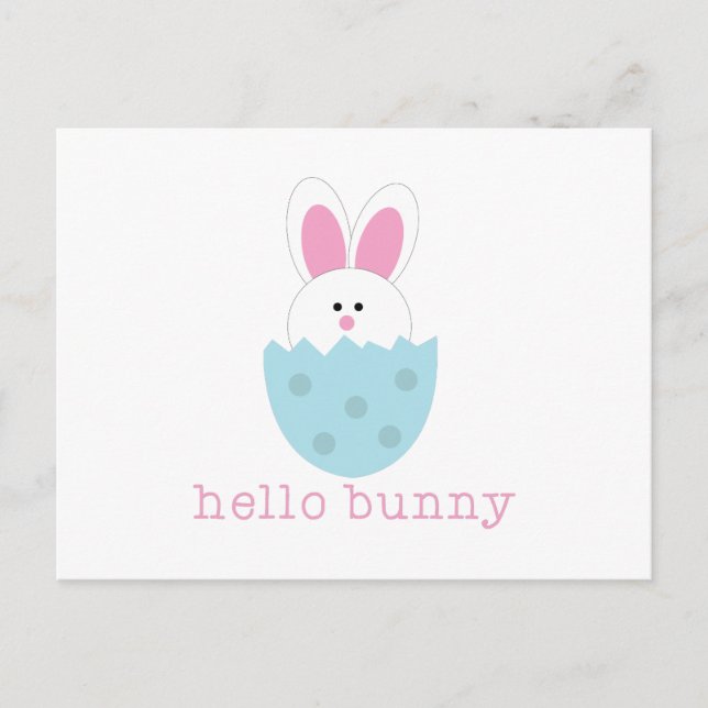 Postal Hola Bunny (Anverso)