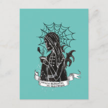 Hola Darkness Vamp Gótico con camiseta de café neg