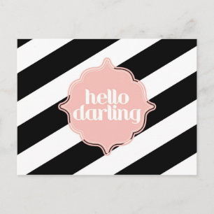 Postal Hola Darling Post Card