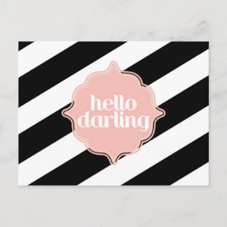Postal Hola Darling Post Card