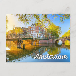 Postal Hola Desde Amsterdam, Países Bajos