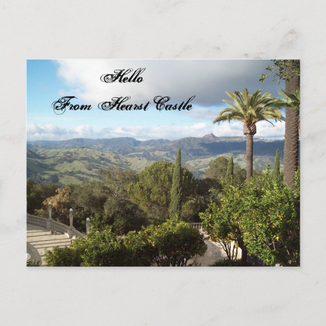 Postal Hola desde el Castillo del Corazón (Anverso)