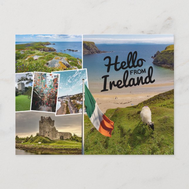 Postal Hola desde Irlanda (Anverso)