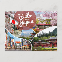 Postal Hola desde Japón
