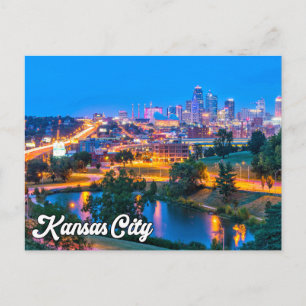 Postal Hola Desde La Hermosa Ciudad De Kansas, Missouri,