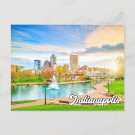 Postal Hola desde la hermosa Indianapolis, Indiana, EE. U