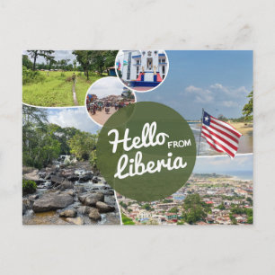 Postal Hola desde Liberia